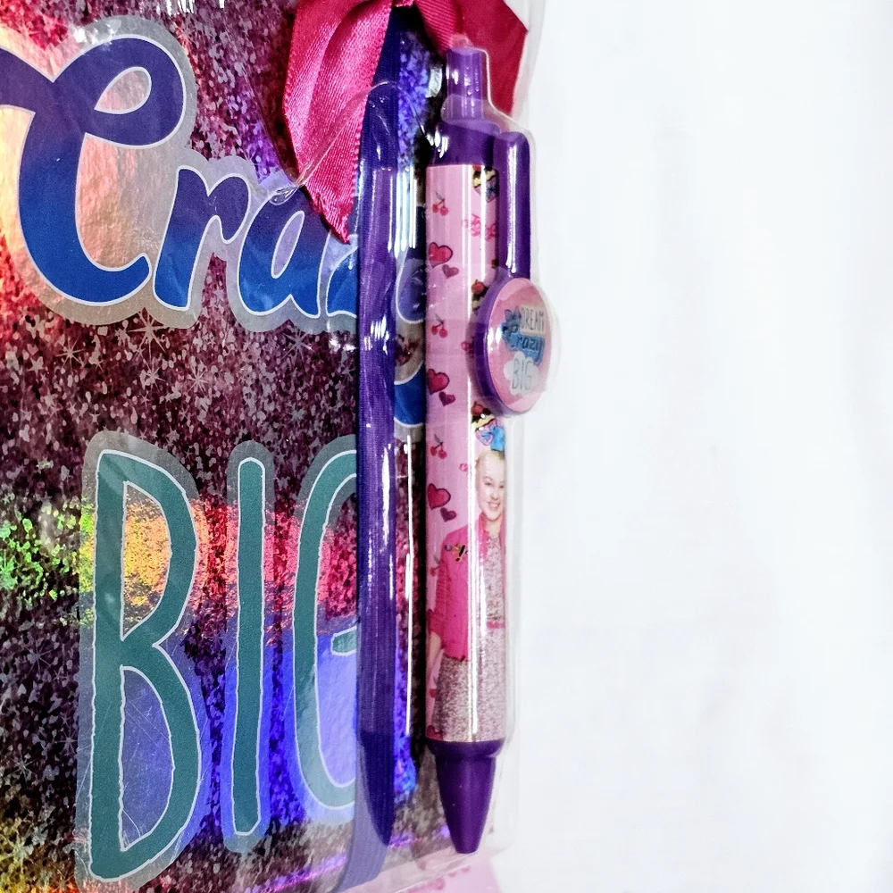 Jojo Girls Dream Journal Diary Set Iridescent Holographic Psychedelic Rainbow
